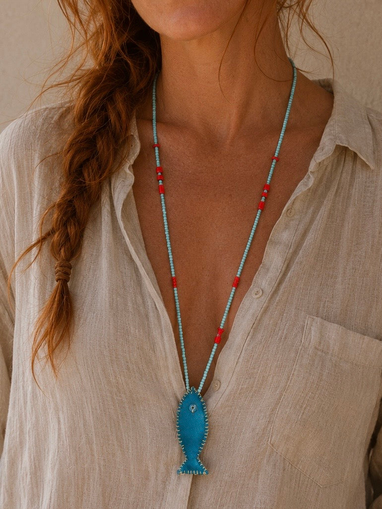 The Teal Fisherman Talisman